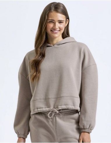 TRI-TR085-Womens Cropped Oversize Hoodie